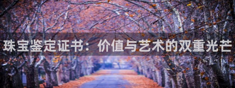 包头众腾娱乐密室逃脱：珠宝鉴定证书：价值与艺术的双重光芒